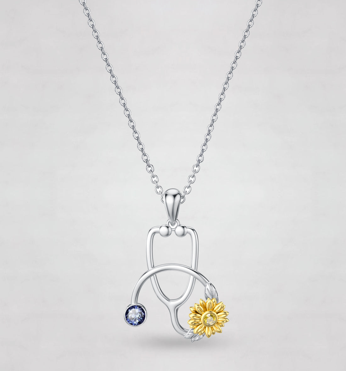 Sterling Silver Girls Embrace Horse Heart Pendant Necklace for Women Girls